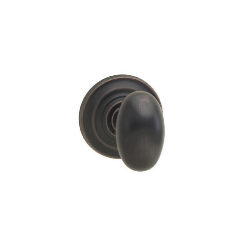 434 Knob with Traditional Rose Single Dummy Tuscan Bronze Finish