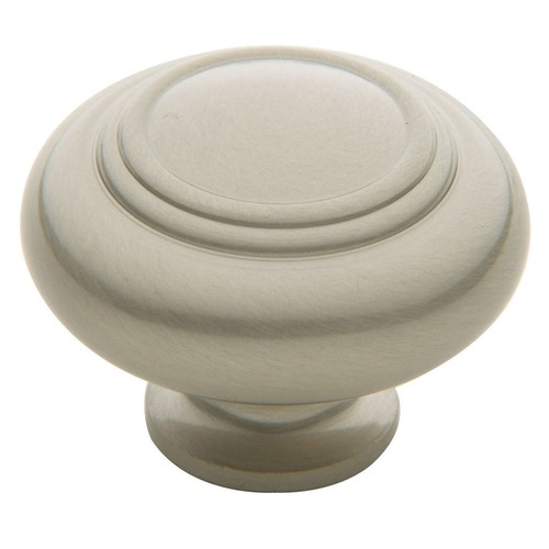 1-1/2" Ring Deco Knob Satin Nickel Finish