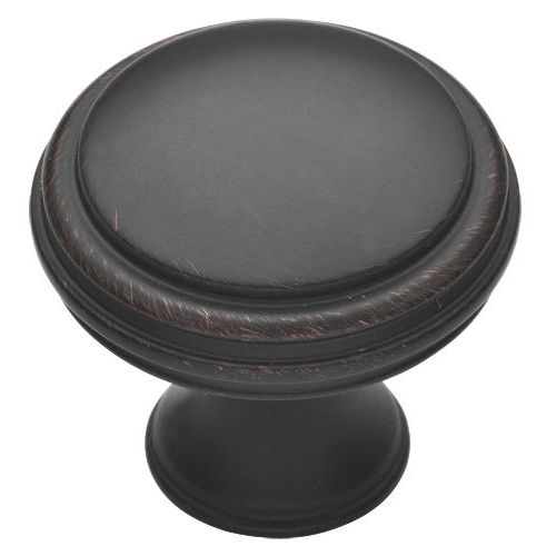 1-1/3" Round Severin Knob Venetian Bronze Finish