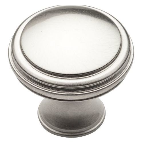 1-1/3" Round Severin Knob Satin Nickel Finish