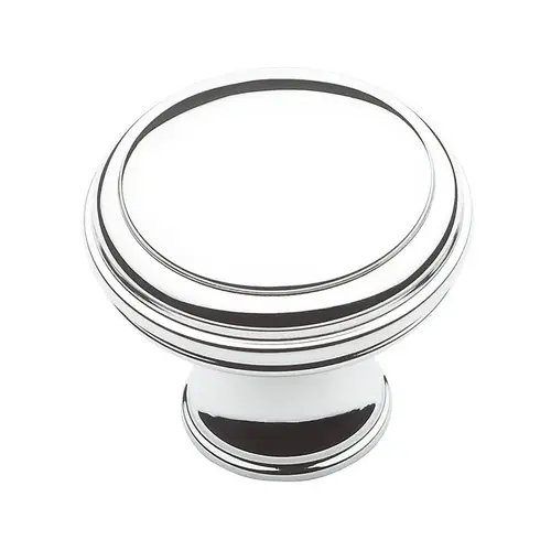 1-1/3" Round Severin Knob Bright Chrome Finish