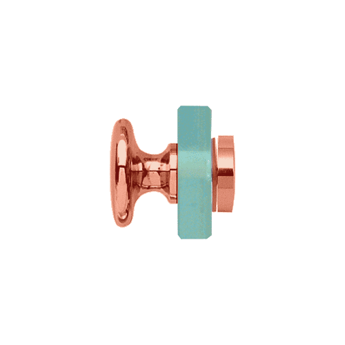 Polished Copper Traditional Style Single-Sided Door Knob