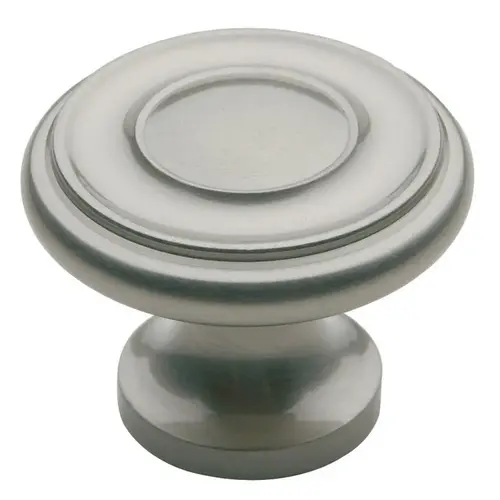 1-1/4" Dominion Knob Satin Nickel Finish