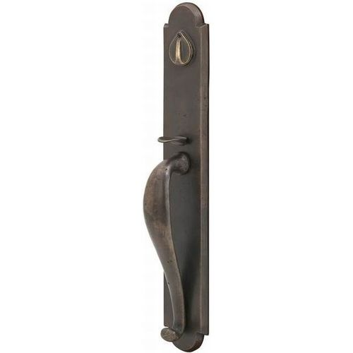 Winchester Knob 2-3/8" Or 2-3/4" Backset Single Cylinder Greeley Sandcast Tubular Handleset Medium Bronze Finish