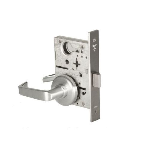 Stanley Best 45H0N15H626RH Mortise Lock Passage 15 Lever with H Rose Right Hand Satin Chrome Finish