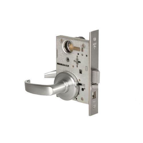 Stanley Best 45H7A14H626RH Mortise Lock 7 Pin Office 14 Lever with H Rose Right Hand Satin Chrome Finish