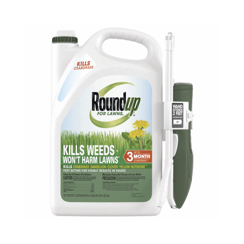 Roundup 5020710 5020210 Weed Killer, Liquid, Spray Application, 1.33 gal