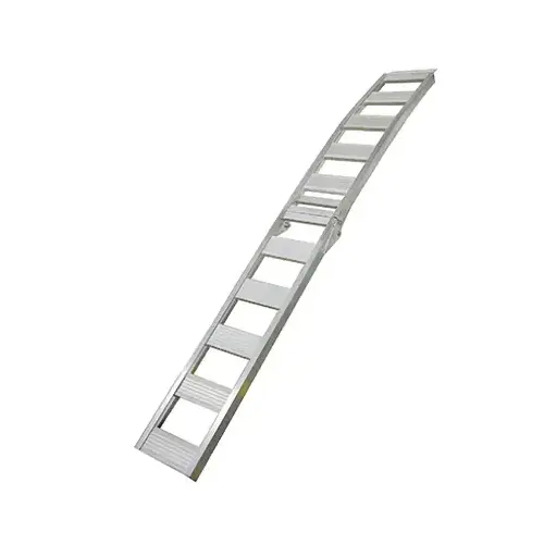 ERICKSON MANUFACTURING LTD 7441 Folding Car Ramp, Arched Aluminum, 750 Lb. Rated, 12 x 90 In.