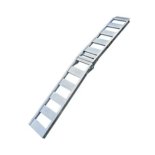 ERICKSON MANUFACTURING LTD 7447 Folding Car Ramp, Straight Aluminum, 700 Lb. Rated, 12 x 85 In.