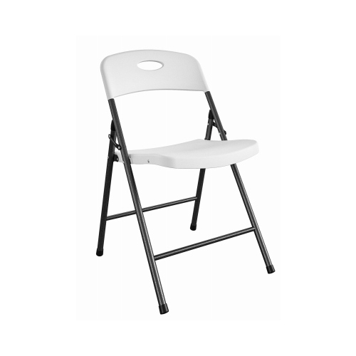 DOREL HOME FURNISHINGS 14-833-WSP6TV WHT Resin Fold Chair