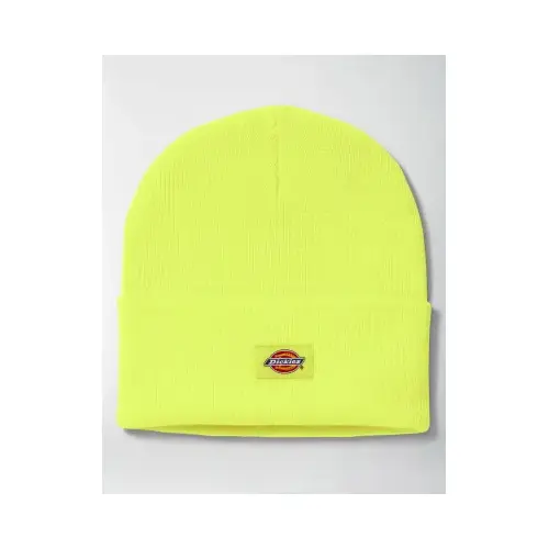 Dickies WHC200EW Tall Cuff Beanie, Neon Yellow