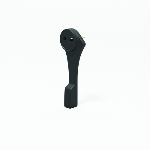 Turn Lever With .810 Tailpiece black For 1-3/4in Door