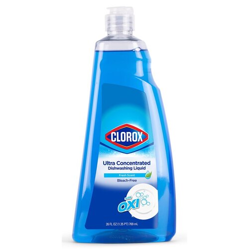 CLOROX BBP0018 Dish Soap, 26 oz Bottle, Liquid, Fresh Scent