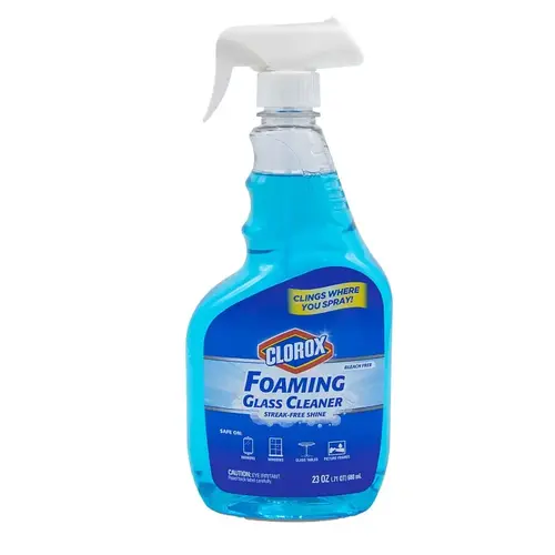 Glass Cleaner, 23 oz Spray Bottle, Foam