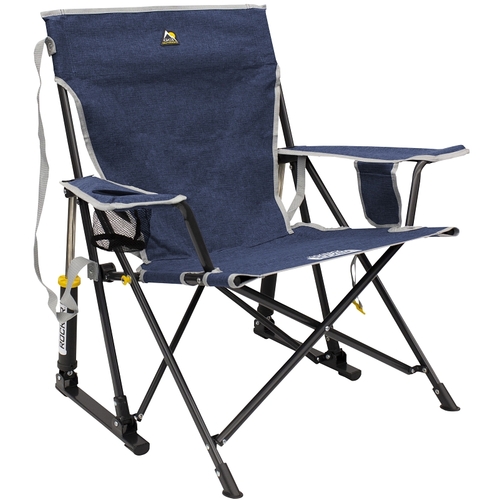Kickback Rocker Chair, 32-1/2 in OAW, 27.2 in OAD, 31.7 in OAH, Fabric/Plastic/Steel