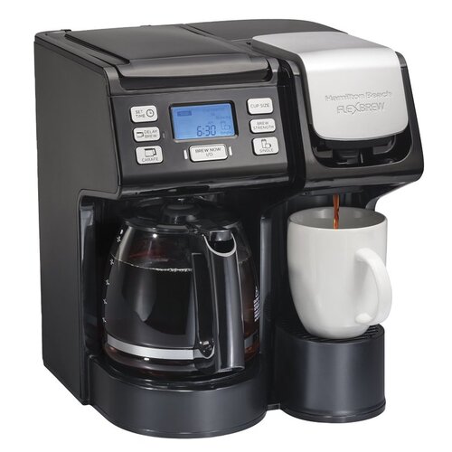 49902 Coffee Maker, 56 oz Capacity, Black/Chrome