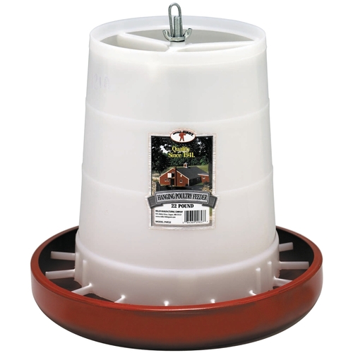 PHF22 Poultry Feeder, 22 lb Capacity, Plastic