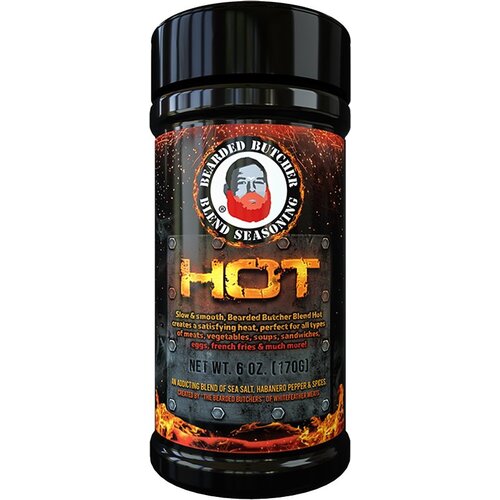 Bearded Butchers BB-0437 Hot-6OZ Seasoning, Hot Blend, 6 oz