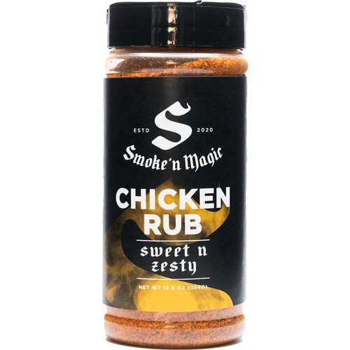 Rub Seasoning, Zesty Chicken, 12.5 oz