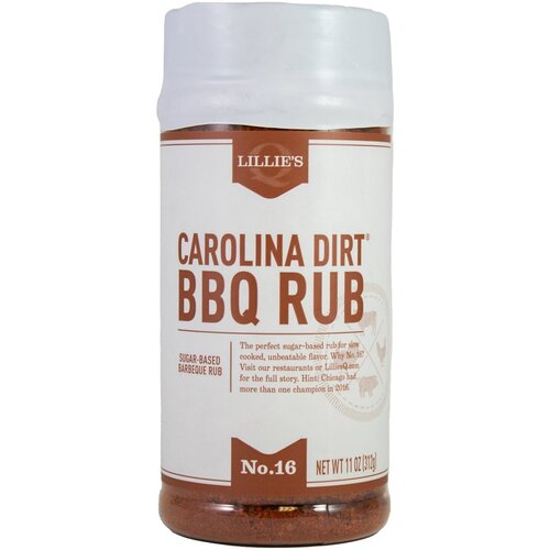 Carolina Dirt BBQ Rub, Sweet, Smoky, 6 oz Jar