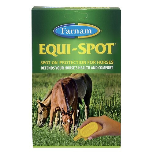 Equi-Spot Spot-On Fly Control, Liquid, Amber/Clear/Pale Yellow