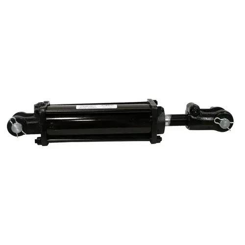 Hydraulic Cylinder, 4 in Bore, 1-1/4 in Dia Rod Black