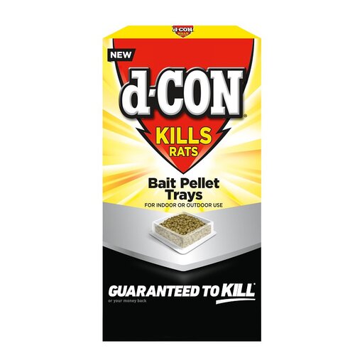 D-CON 1920099877 1920099877 Bait Pellet Tray, Solid, 6 oz Box - pack of 2