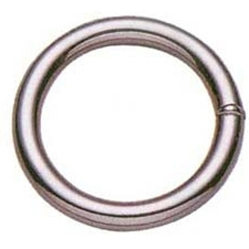Ring Jumbo Nickel Plated Silver Steel 1-1/4" L Nickel Plated