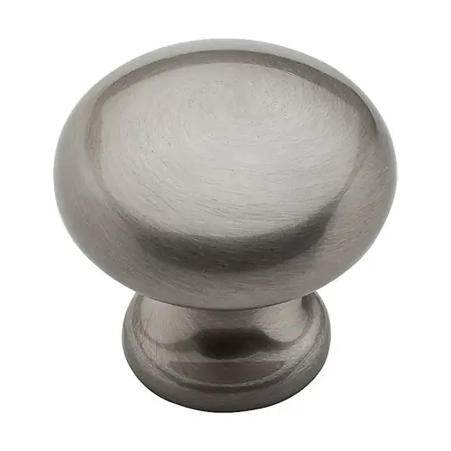 1" Ornamental Knob Satin Nickel Finish