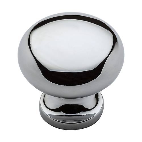 1" Ornamental Knob Bright Chrome Finish