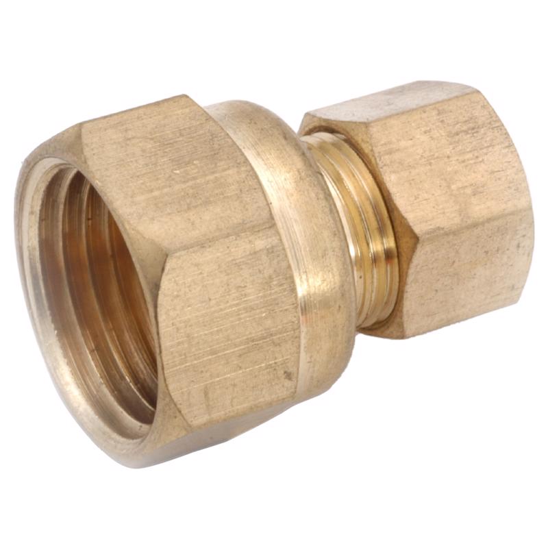 Anderson Metals 4338455AH Adapter 1/2" Compression 3/8" D Male Compression Brass