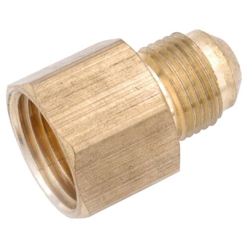 Coupling 5/8" Flare Adapter in. X 3/8" D FIP Brass - pack of 5