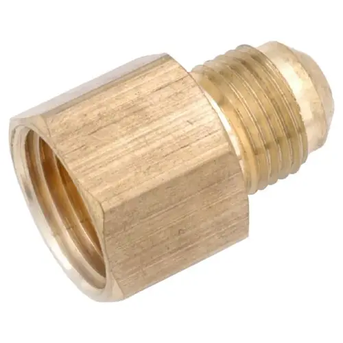 Coupling 5/16" Flare Adapter in. X 1/8" D FIP Brass