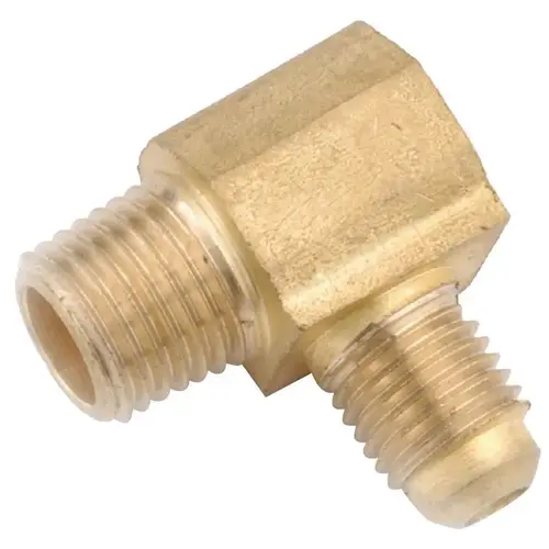 90 Degree Elbow 3/8" Flare Elbow in. X 3/8" D MIP Brass