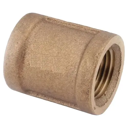 Coupling 1" FIP in. X 1" D FIP Brass