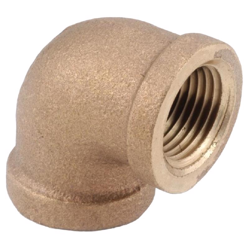 Anderson Metals 738100-16AH 90 Degree Elbow 1" FIP in. X 1" D FIP Brass