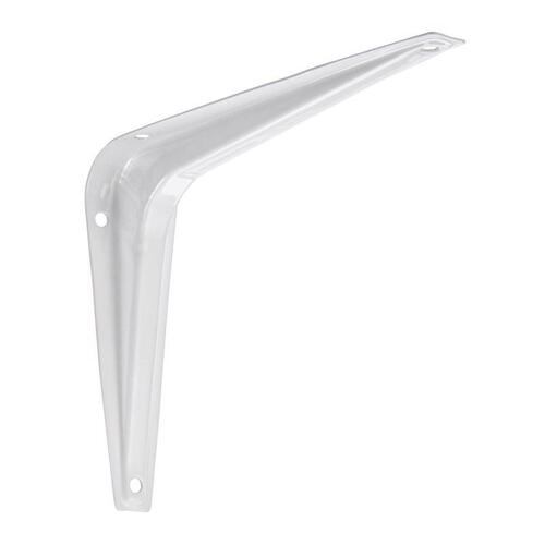 Bracket White Steel Shelf 18 Ga. 6" L 100 lb White - pack of 10