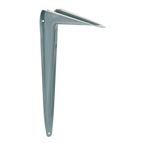 Shelf Support Gray Steel 18 Ga. 12" L 100 lb Gray - pack of 10