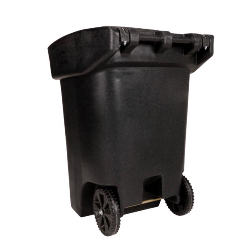 Toter 79A96-A0209 Trash Can Bear Tough 96 gal Black
