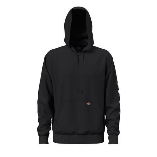 Dickies TW22BKBK2X Safety Sweatshirt XXL Long Sleeve Men's Hooded Black Black