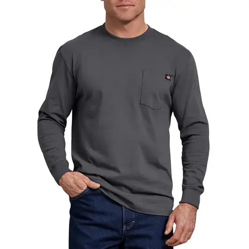 Tee Shirt Heavyweight Charcoal Gray L Charcoal Gray