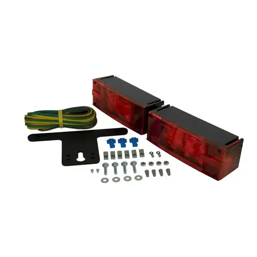 Light Kit Amber/Red Rectangular Trailer Amber/Red - pack of 2