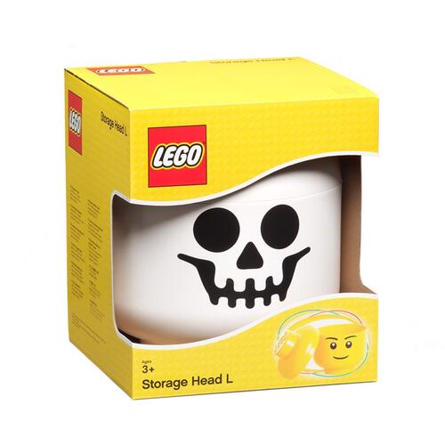 Lego 40321728 Storage Head Skeleton ABS/Polypropylene White 1 pc White