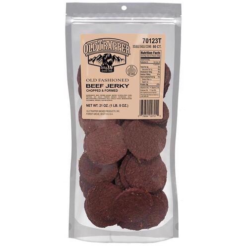 Old Trapper 70108T Beef Jerky Double Eagles Old Fashioned 21 oz Pouch