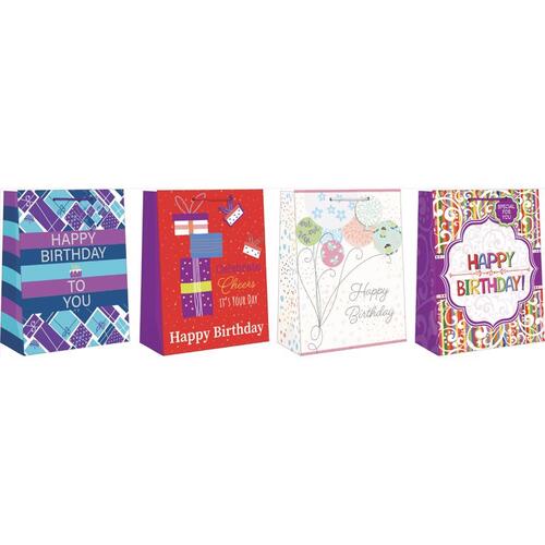 Gift Bag Assorted Large Adult Birthday Assorted
