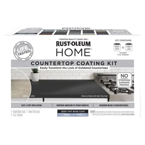 Countertop Kit HOME Satin Tintable Base Acrylic 1 qt Tintable Base - pack of 2