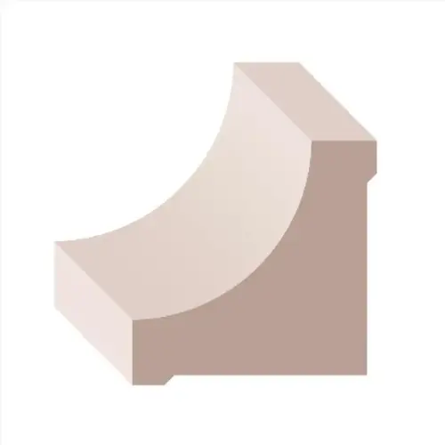 Cove Molding 3/4" H X 3/4" W X 8 ft. L Paintable White PVC Paintable