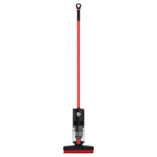 Rechargeable Sweeper Broom Vac Bagless Cordless Standard Filter Red/Black