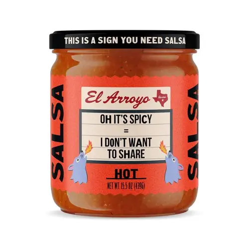 Salsa Hot 15.5 oz Jar - pack of 6