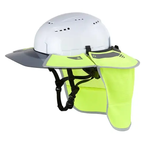 Hard Hat Sun Shade Bolt Fluorescent Yellow Fluorescent Yellow